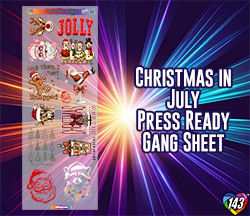 Pre-Made DTF Gang Sheet - Christmas in July