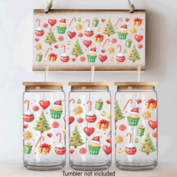 Press Ready UV DTF Decal - 16oz Wrap - Christmas Artwork