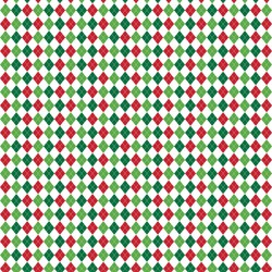 Printed HTV Christmas Argyle Print 12" x 15" Sheet