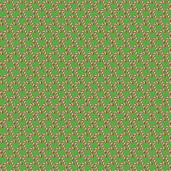 Printed Pattern Vinyl - Glossy - Christmas Candy Canes 12" x 24" Sheet