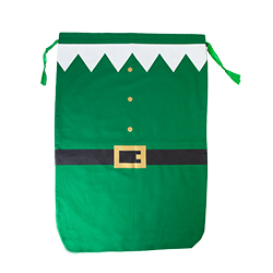 Santa Sack - Green Elf 