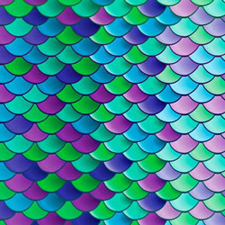 Siser EasyPatterns Plus HTV - Mermaid Scales 12" x 12"