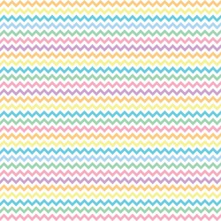 Printed HTV Pastel Chevron 12" x 15" Sheet