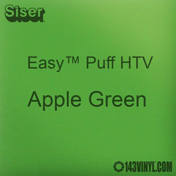 Easy™ Puff HTV: 12" x 12" - Apple Green Easy™ Puff HTV: 12" x 12" - Apple Green