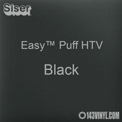 Easy™ Puff HTV: 12" x 24" - Black