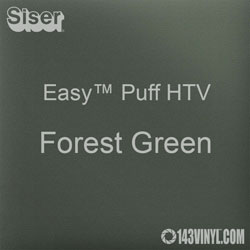Easy™ Puff HTV: 12" x 24" - Forest Green