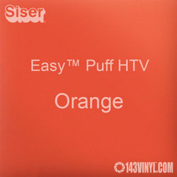 Easy™ Puff HTV: 12" x 24" - Orange