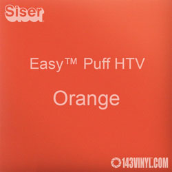 Easy™ Puff HTV: 12" x 24" - Orange Easy™ Puff HTV: 12" x 24" - Orange