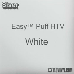 Easy™ Puff HTV: 12" x 24" - White