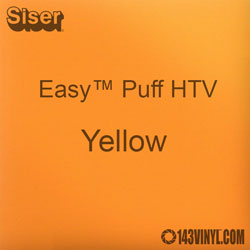 Easy™ Puff HTV: 12" x 24" - Yellow