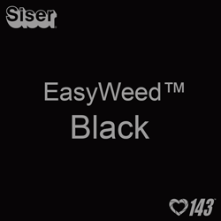 EasyWeed HTV: 12" x 12" - Black