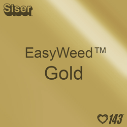EasyWeed HTV: 12" x 24" - Gold