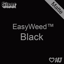 EasyWeed HTV: 12" x 5 Foot - Matte Black