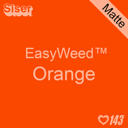 EasyWeed HTV: 12" x 24" - Matte Orange
