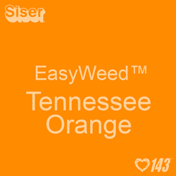 EasyWeed HTV: 12" x 24" - Tennessee Orange
