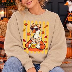 Press Ready Transfer - Fall Goose - Adult