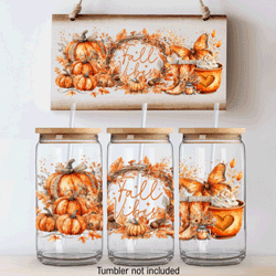 Press Ready UV DTF Decal - 16oz Wrap - Fall Vibes