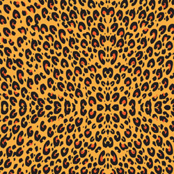 Printed Pattern Vinyl - Glossy - Faux Leopard 12" x 12" Sheet