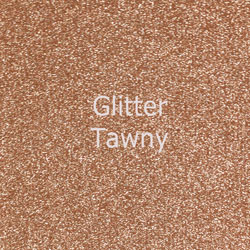 Glitter HTV: 12" x 5 Yard Roll - Tawny