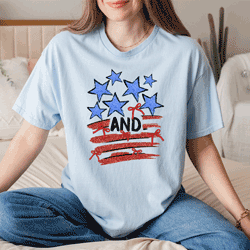 Press Ready Transfer - Glitter Stars and Stripes
