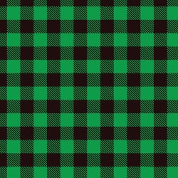 Printed Pattern Vinyl - Green Buffalo Plaid 12" x 24" Sheet