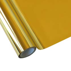 25 Foot Roll of 12" StarCraft Electra Foil - Sun Light Gold