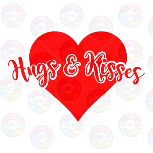Hugs and Kisses Big Heart