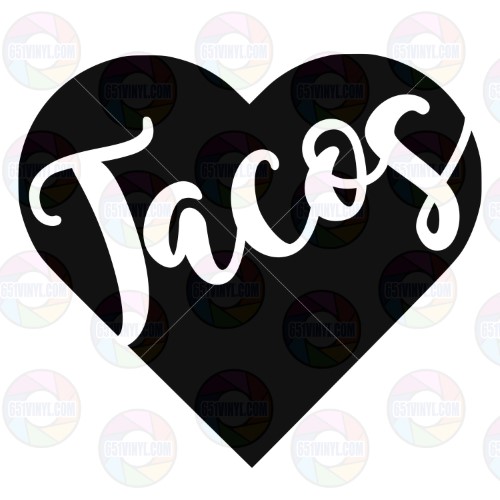 Tacos Inside Heart