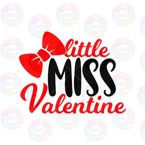 Little Girl valentine/'s Day svg Little Miss Valentine svg Iron-on Valentine/'s Day svg Little Miss Valntine svg Printable vector Image