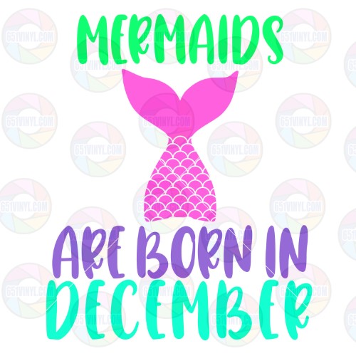 Mermaids are Born in December
