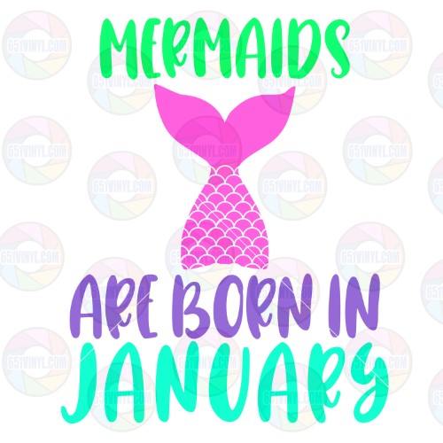 Mermaids are Born in January