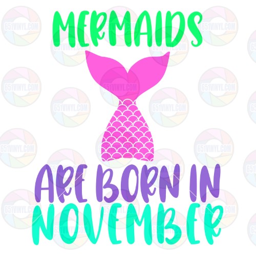 Mermaids are Born in November