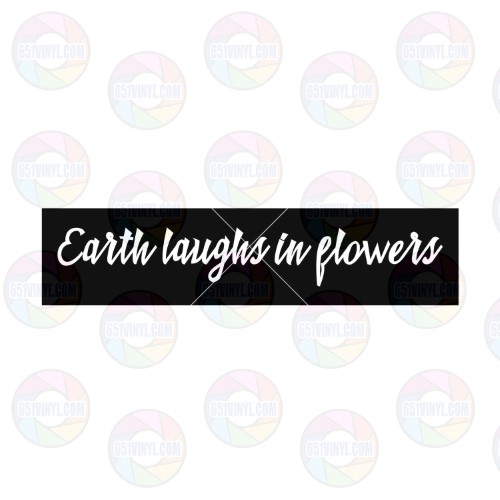 Earth Laughs in Flowers
