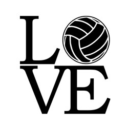 Free Download - Love Volleyball