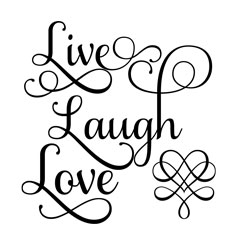 Free Download - Live Laugh Love Square