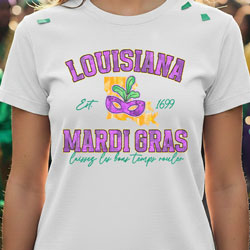 Press Ready Transfer - Mardi Gras Est 1699