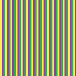 Printed Pattern Vinyl - Glossy - Mardi Gras Stripes 12" x 12" Sheet