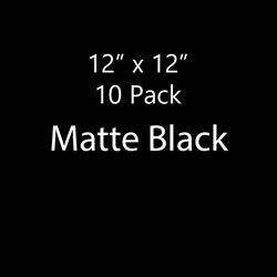 EasyWeed HTV 10-Sheet Pack: 12" x 12" Sheets - Matte Black EasyWeed HTV 10-Sheet Pack: 12" x 12" Sheets - Matte Black