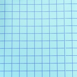 Blue Grid 12" x 12" Sheet Transfer Tape with Clear Medium Tack with Release Liner