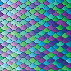 Siser EasyPSV Patterns - Mermaid Scales - 12" x 24" sheets