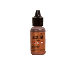 mixative copper alcohol ranger metallic ink detailed