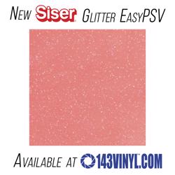 Siser Releases NEW color of EasyPSV Glitter Vinyl - Coral