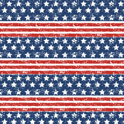 Printed Pattern Vinyl - Glossy - Old Glory Distressed Flag 12" x 12" Sheet