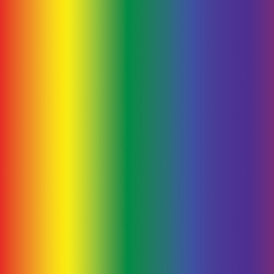 Printed Pattern Vinyl - Glossy - Ombré Rainbow 12" x 12" Sheet