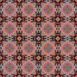 Printed Pattern Vinyl - Glossy - Small Ornate Paisley 12" x 12" Sheet