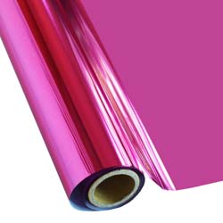 25 Foot Roll of 12" StarCraft Electra Foil - Hot Pink