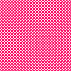 Printed Pattern Vinyl - Glossy - Small Very Hot Pink and White Polka Dots 12" x 12" Sheet