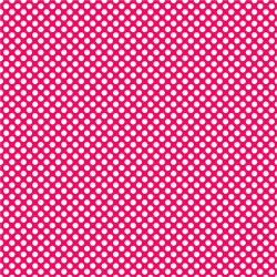 Printed Pattern Vinyl - Glossy - Small Very Hot Pink and White Polka Dots 12" x 12" Sheet