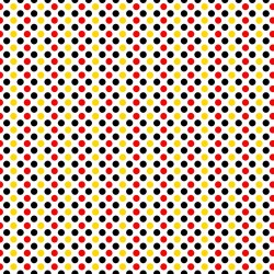 Printed Pattern Vinyl - Glossy - Mouse Polka Dots 12" x 12" Sheet