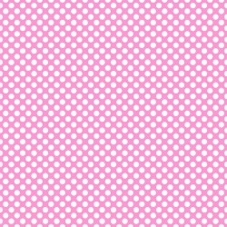 Printed Pattern Vinyl - Glossy - Light Pink and White Polka Dots 12" x 12" Sheet